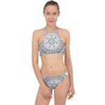 Vector Mandala Drawing Decoration Halter Bikini Set
