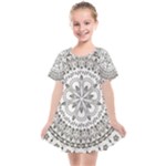 Vector Mandala Drawing Decoration Kids  Smock Dress