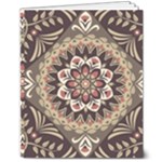 Seamless Pattern Floral Flower 8  x 10  Softcover Notebook