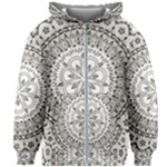 Vector Mandala Drawing Decoration Kids  Zipper Hoodie Without Drawstring