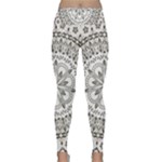 Vector Mandala Drawing Decoration Lightweight Velour Classic Yoga Leggings