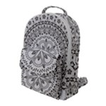 Vector Mandala Drawing Decoration Flap Pocket Backpack (Large)