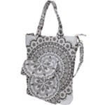 Vector Mandala Drawing Decoration Shoulder Tote Bag