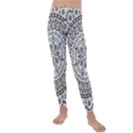 Vector Mandala Drawing Decoration Kids  Lightweight Velour Leggings