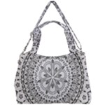 Vector Mandala Drawing Decoration Double Compartment Shoulder Bag