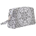 Vector Mandala Drawing Decoration Wristlet Pouch Bag (Large)