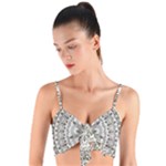 Vector Mandala Drawing Decoration Woven Tie Front Bralet