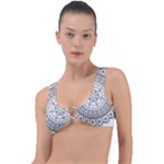Vector Mandala Drawing Decoration Ring Detail Bikini Top
