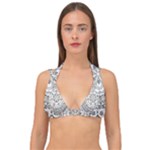 Vector Mandala Drawing Decoration Double Strap Halter Bikini Top