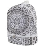 Vector Mandala Drawing Decoration Zip Bottom Backpack
