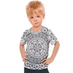 Vector Mandala Drawing Decoration Kids  Sports T-Shirt