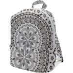 Vector Mandala Drawing Decoration Zip Up Backpack