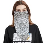 Vector Mandala Drawing Decoration Face Covering Bandana (Triangle)