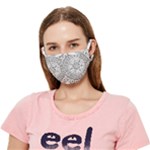 Vector Mandala Drawing Decoration Crease Cloth Face Mask (Adult)