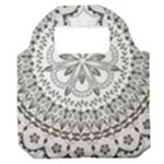 Vector Mandala Drawing Decoration Premium Foldable Grocery Recycle Bag