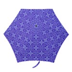 Decor Pattern Blue Curved Line Mini Folding Umbrellas