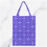 Decor Pattern Blue Curved Line Classic Tote Bag