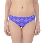 Decor Pattern Blue Curved Line Hipster Bikini Bottoms