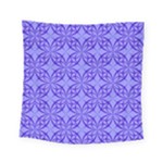Decor Pattern Blue Curved Line Square Tapestry (Small)
