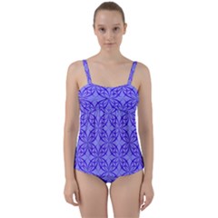 Twist Front Tankini Set 