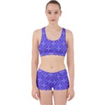 Decor Pattern Blue Curved Line Work It Out Gym Set