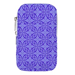 Decor Pattern Blue Curved Line Waist Pouch (Large) from ArtsNow.com