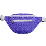 Decor Pattern Blue Curved Line Fanny Pack