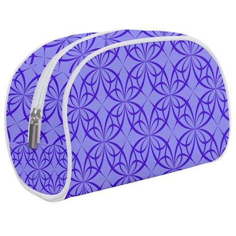 Decor Pattern Blue Curved Line Make Up Case (Medium) from ArtsNow.com
