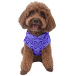 Decor Pattern Blue Curved Line Dog Sweater