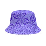 Decor Pattern Blue Curved Line Inside Out Bucket Hat