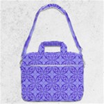 Decor Pattern Blue Curved Line MacBook Pro 13  Shoulder Laptop Bag 
