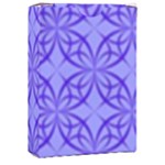 Decor Pattern Blue Curved Line Playing Cards Single Design (Rectangle) with Custom Box