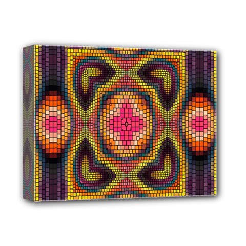 Kaleidoscope Art Pattern Ornament Deluxe Canvas 14  x 11  (Stretched) from ArtsNow.com