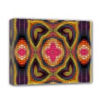 Kaleidoscope Art Pattern Ornament Deluxe Canvas 14  x 11  (Stretched)