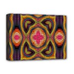 Kaleidoscope Art Pattern Ornament Deluxe Canvas 16  x 12  (Stretched) 