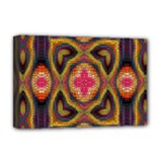 Kaleidoscope Art Pattern Ornament Deluxe Canvas 18  x 12  (Stretched)