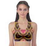 Kaleidoscope Art Pattern Ornament Fitness Sports Bra