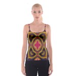 Kaleidoscope Art Pattern Ornament Spaghetti Strap Top