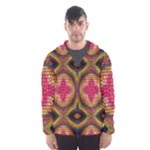 Kaleidoscope Art Pattern Ornament Men s Hooded Windbreaker