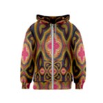 Kaleidoscope Art Pattern Ornament Kids  Zipper Hoodie