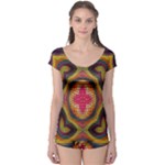 Kaleidoscope Art Pattern Ornament Boyleg Leotard 