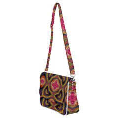 Shoulder Bag with Back Zipper 
