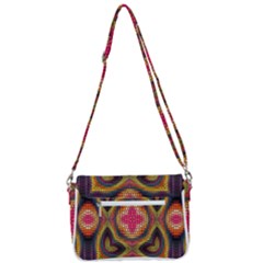 Shoulder Bag with Back Zipper 