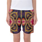 Kaleidoscope Art Pattern Ornament Women s Basketball Shorts
