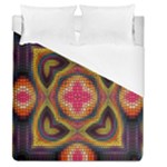 Kaleidoscope Art Pattern Ornament Duvet Cover (Queen Size)
