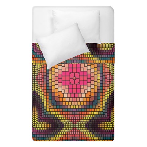 Kaleidoscope Art Pattern Ornament Duvet Cover Double Side (Single Size) from ArtsNow.com