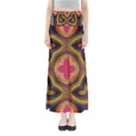 Kaleidoscope Art Pattern Ornament Full Length Maxi Skirt