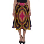 Kaleidoscope Art Pattern Ornament Perfect Length Midi Skirt