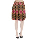Kaleidoscope Art Pattern Ornament Pleated Skirt