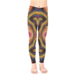 Kaleidoscope Art Pattern Ornament Kids  Leggings